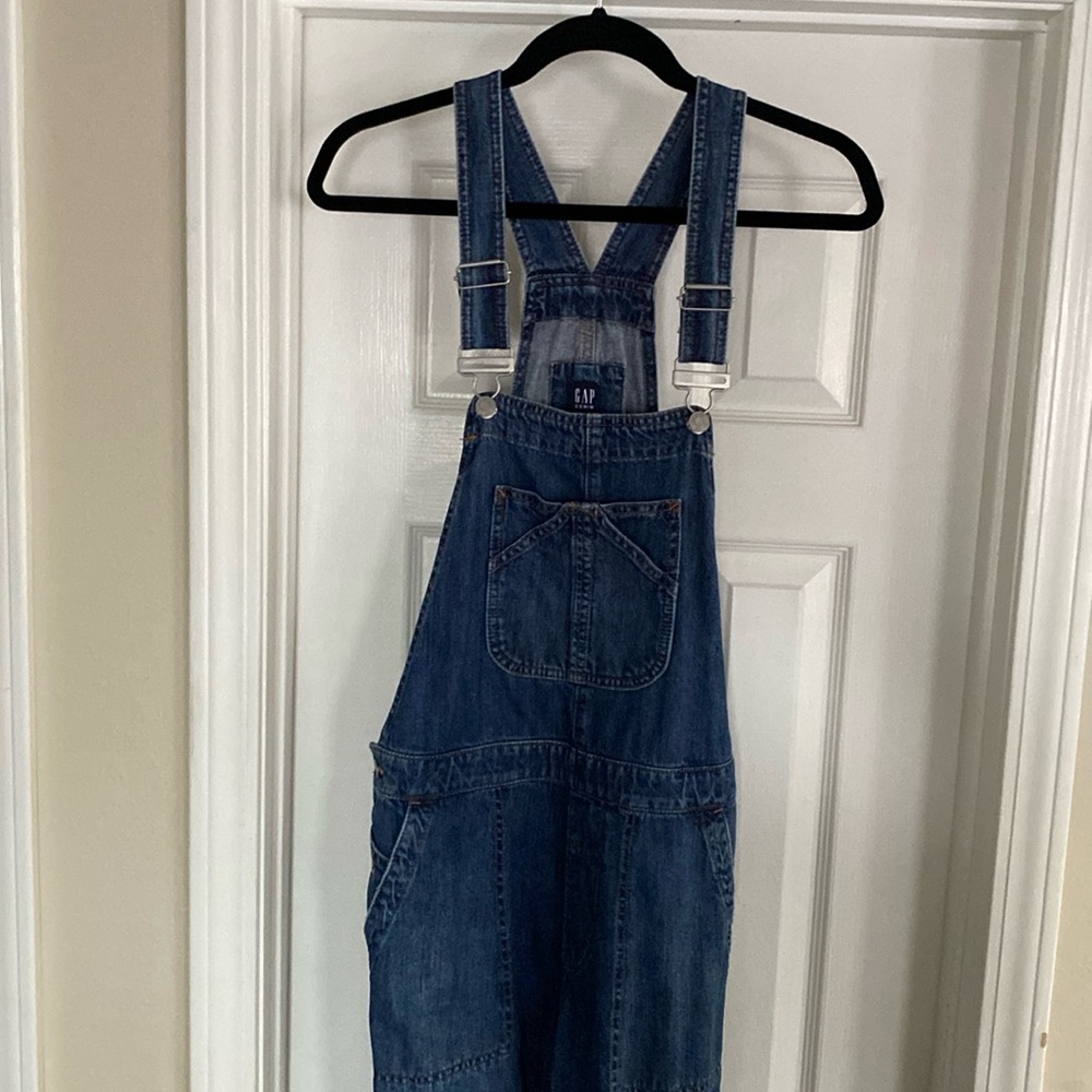GAP denim fitted overalls XS